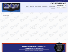 Tablet Screenshot of dodgerindustries.com